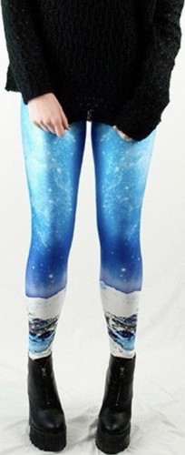 Leggings donna taglia blu e - donna,