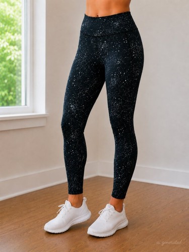 Leggings donna neri con - leggings,
