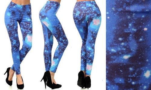 Leggings donna blu cosmic - leggings,