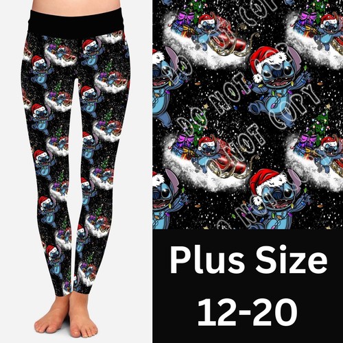 Stitch luci natale slitta - luci, di