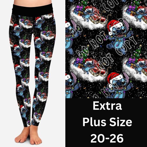 Stitch luci natale slitta - di,