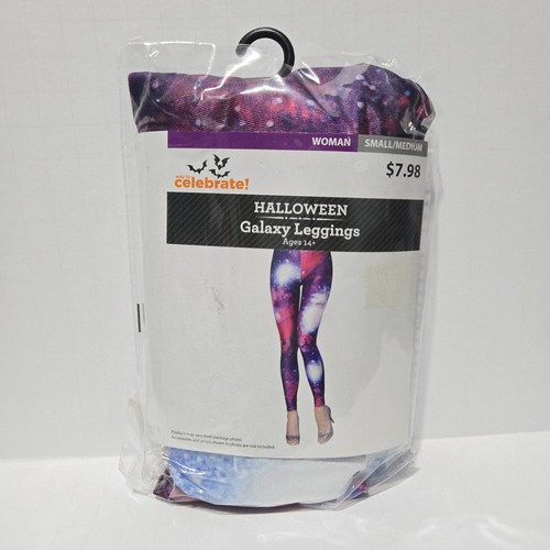 Galaxy leggings viola - leggings, celeste